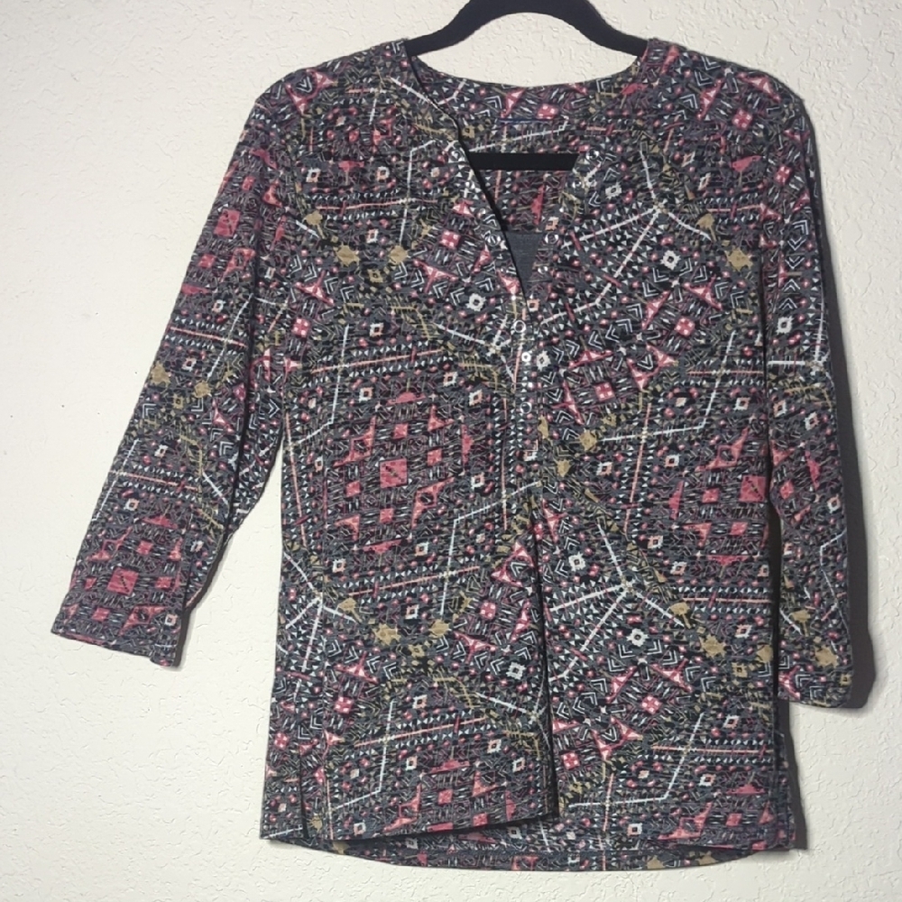 Geometric Patterned Blazer
